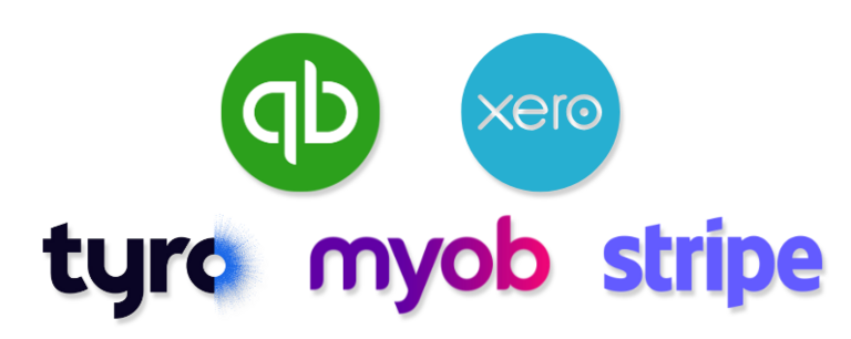 Partner Logos Xero MYOB QB Tyro